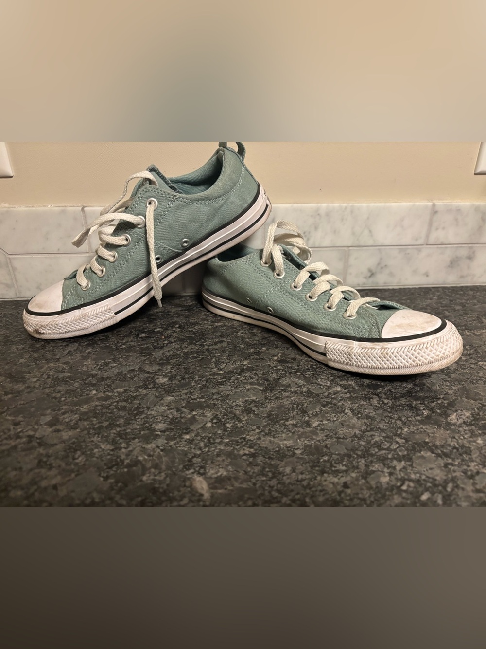 Converse Women’s Low-Top Sneakers in Seafoam